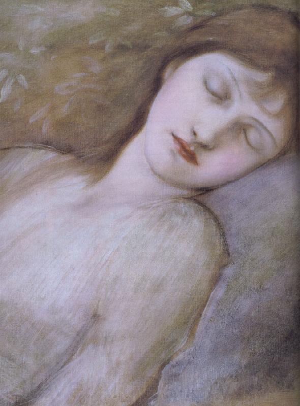Edward Burne-Jones la belle au bois dormant vers